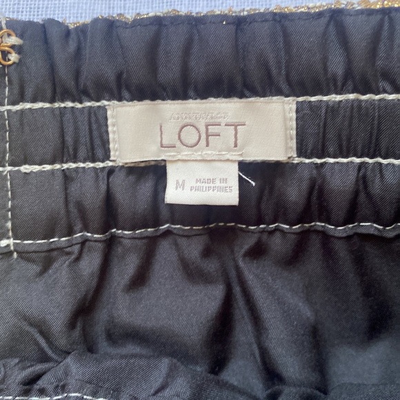 NWOT Loft Baroque fabric mini skirt. - Picture 4 of 14
